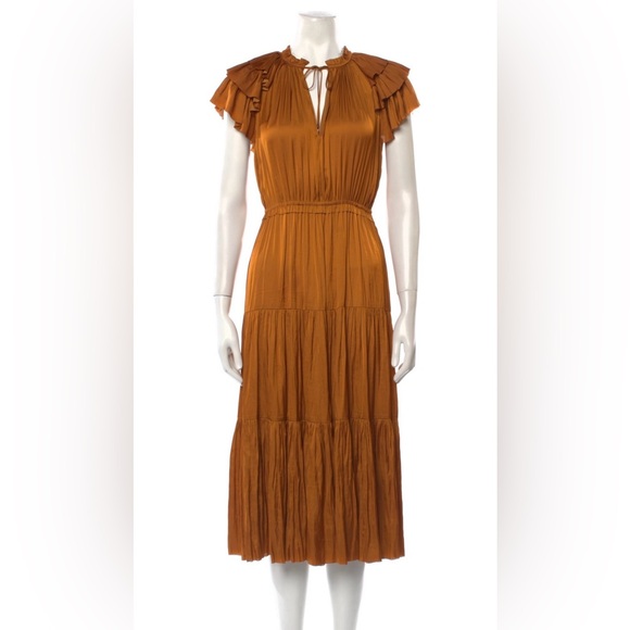 Ulla Johnson Rust Maxi Dress SZ 0